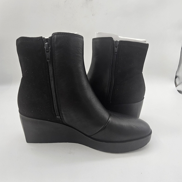 Vionic Skylar Women’s Comfort Wedge Short Boot Black Size 9 NWOB - Picture 3 of 12